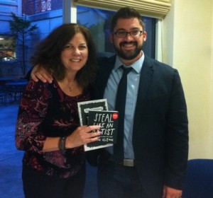 Robyn with Austin Kleon 4 2012