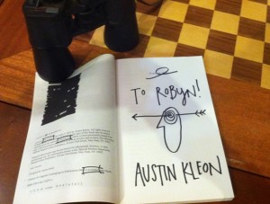 dedication page Austin Kleon 2012 RHB