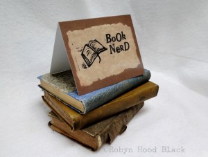 book nerd notecard angled with c