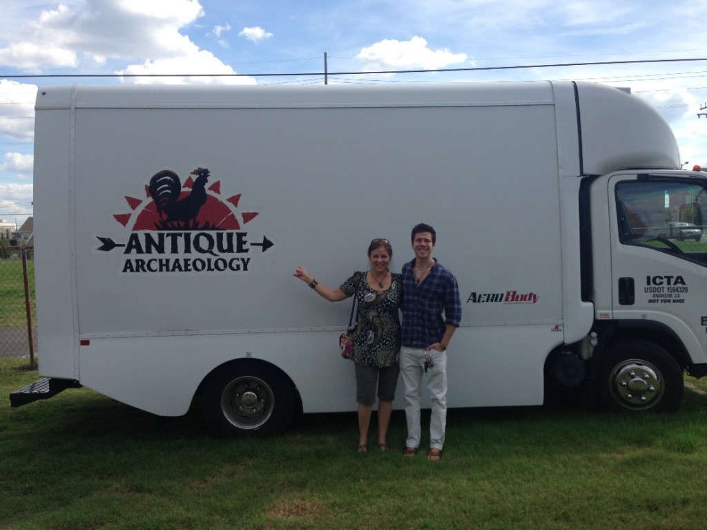 Robyn and Seth - Antique Archeology truck